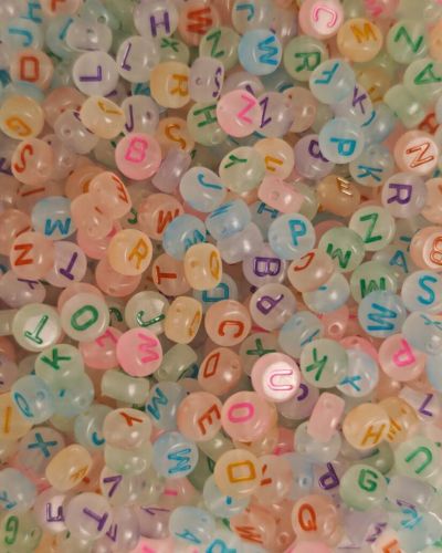 Glow-in-the-Dark Alphabet Beads