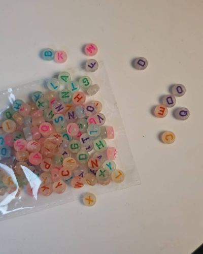 Glow-in-the-Dark Alphabet Beads