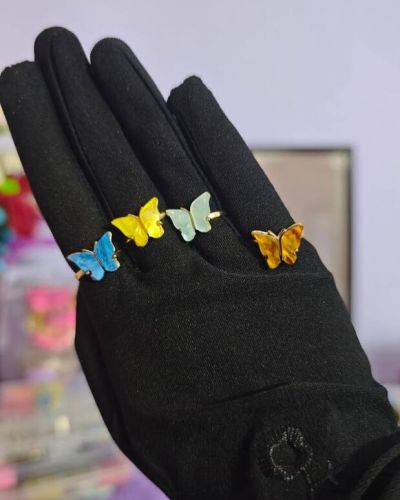Butterfly Rings Mixed Colors