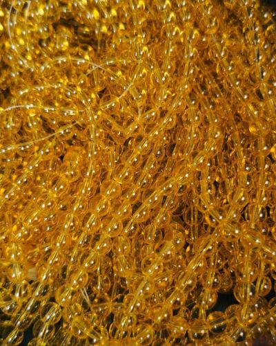 Yellow Holographic Beads