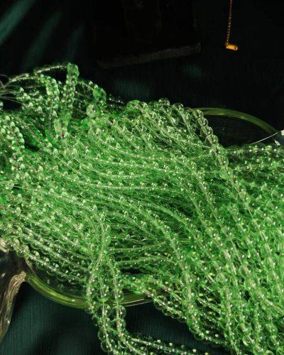 Green Holographic Beads