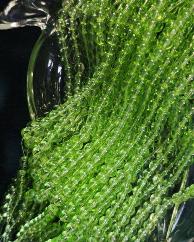 Green Holographic Beads