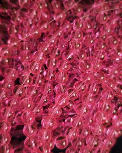 Pink Holographic Beads