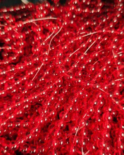 Red Holographic Beads