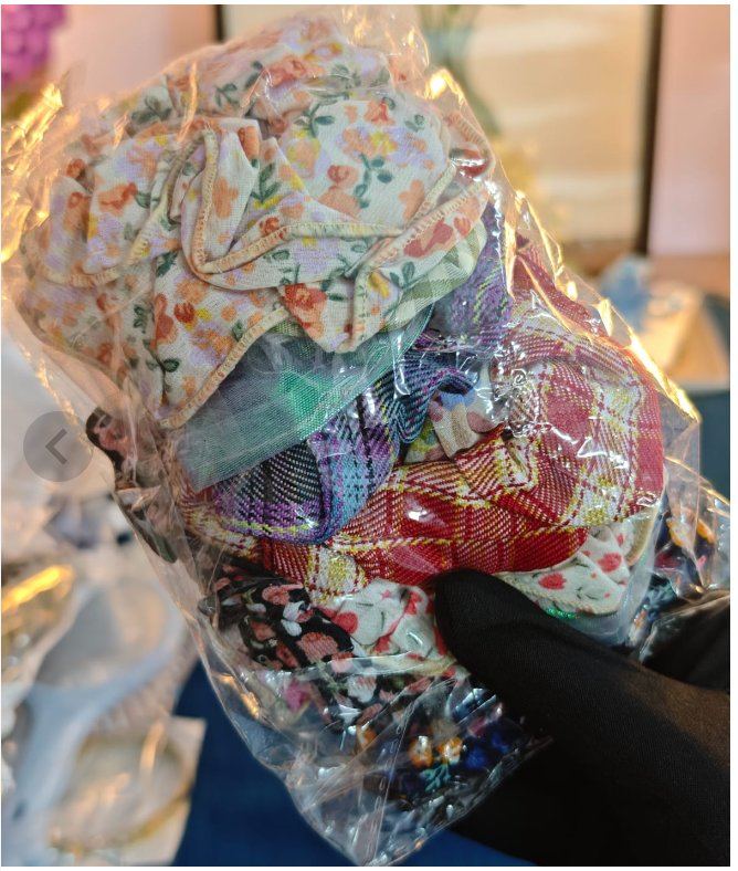 Printed Aesthetic Scrunchies