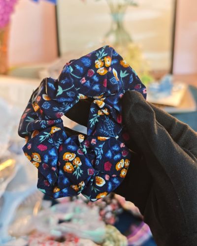 Printed Aesthetic Scrunchies