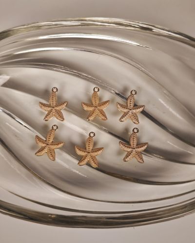 Golden Base Star Charms