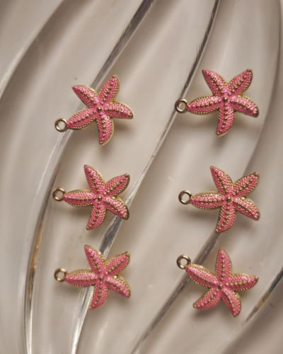 Golden Base Star Charms