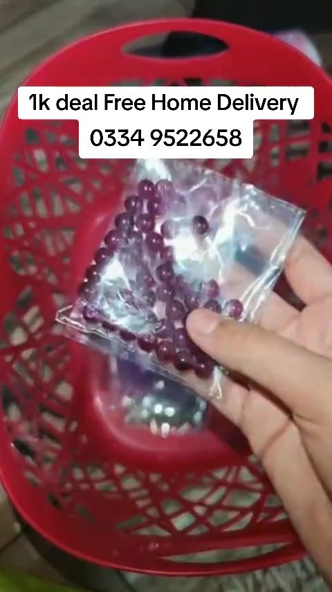 Wine Maroon Beads Pack - Rs. 1000