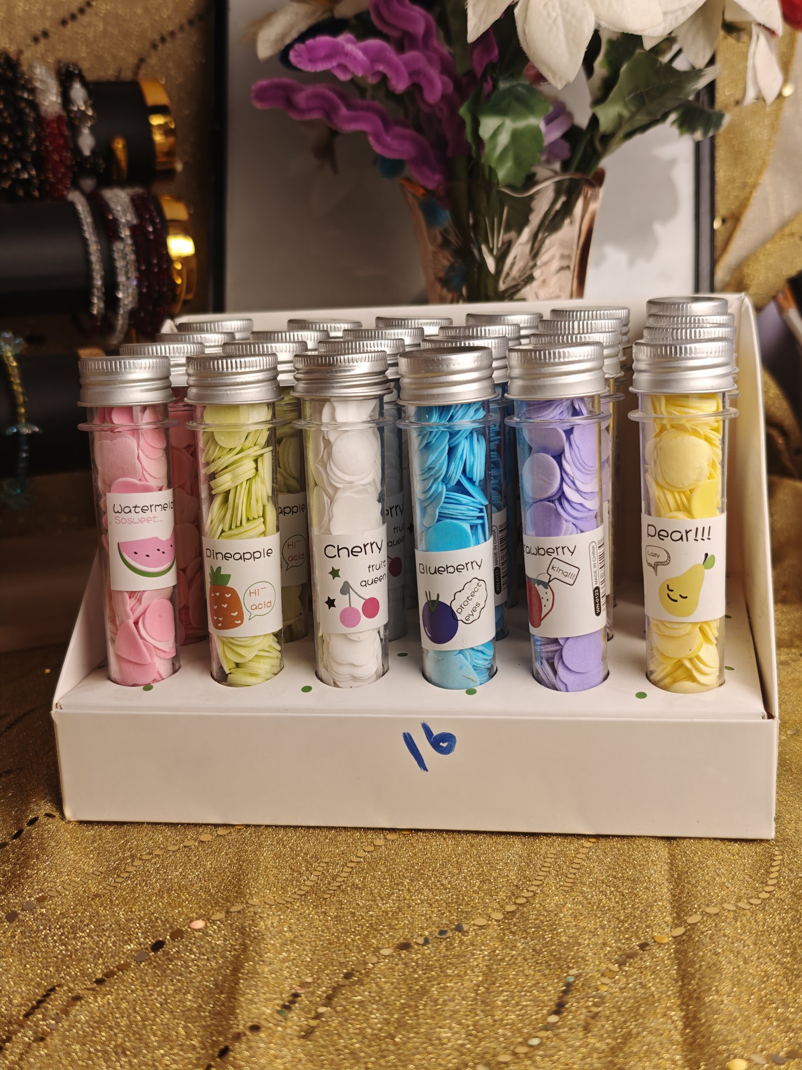 Fruity Soap Paper Tubes - Assorted Flavors