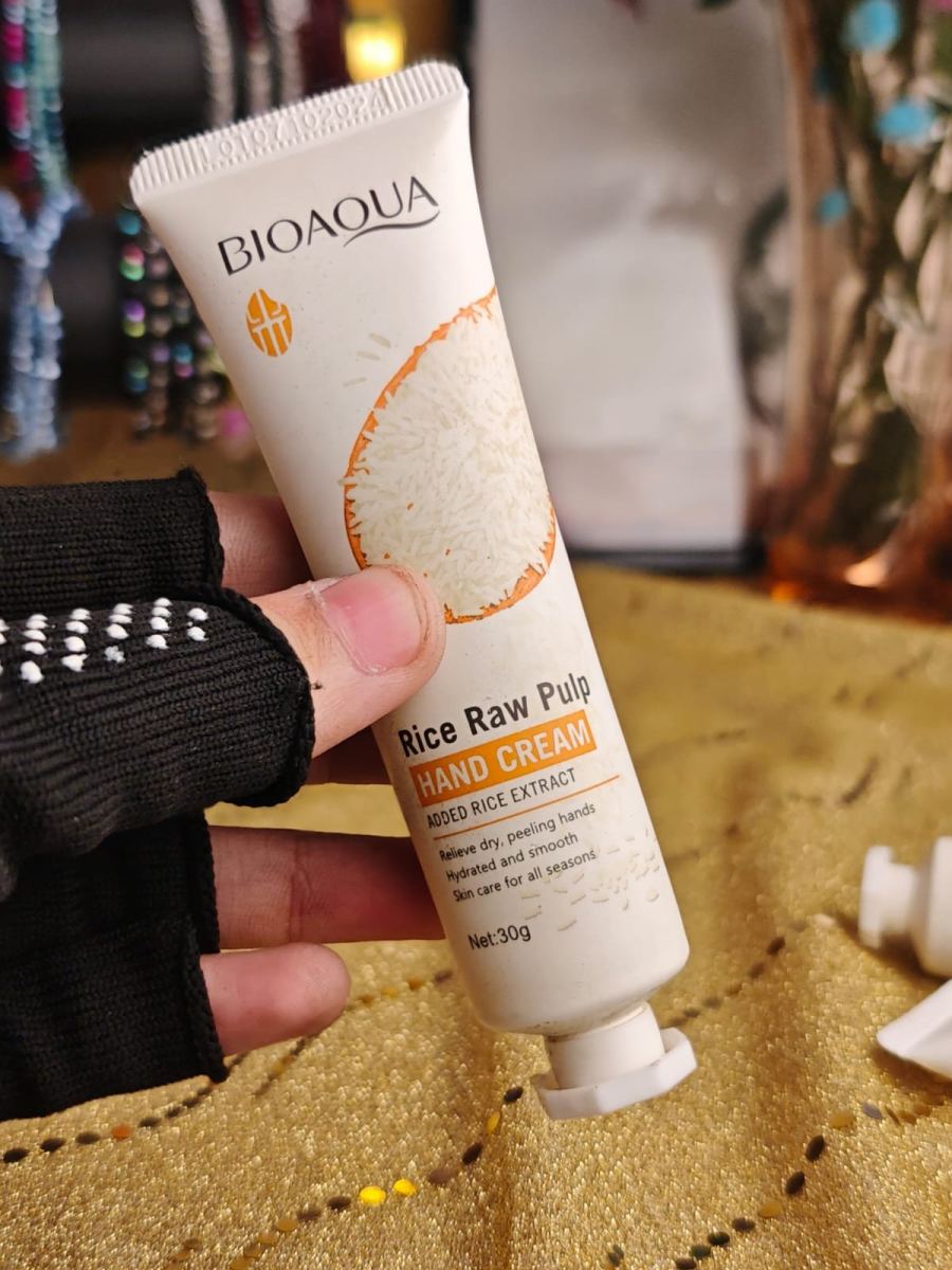 BioAqua Rice Raw Pulp Hand Cream