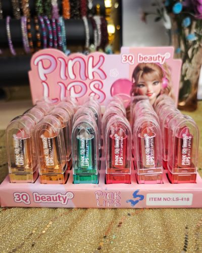 3Q Beauty Pink Lips Jelly Lipstick LS-418