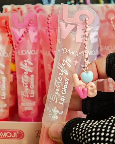 Huda Moji Butterfly Lip Gloss Tube