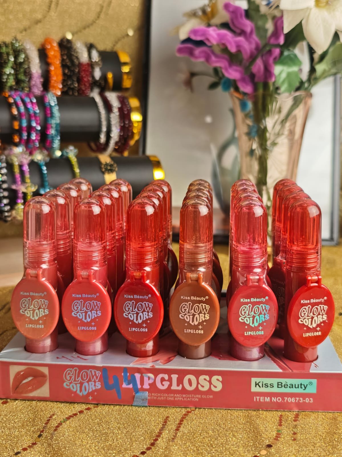 Kiss Beauty Glow Colors Mirror Lip Gloss