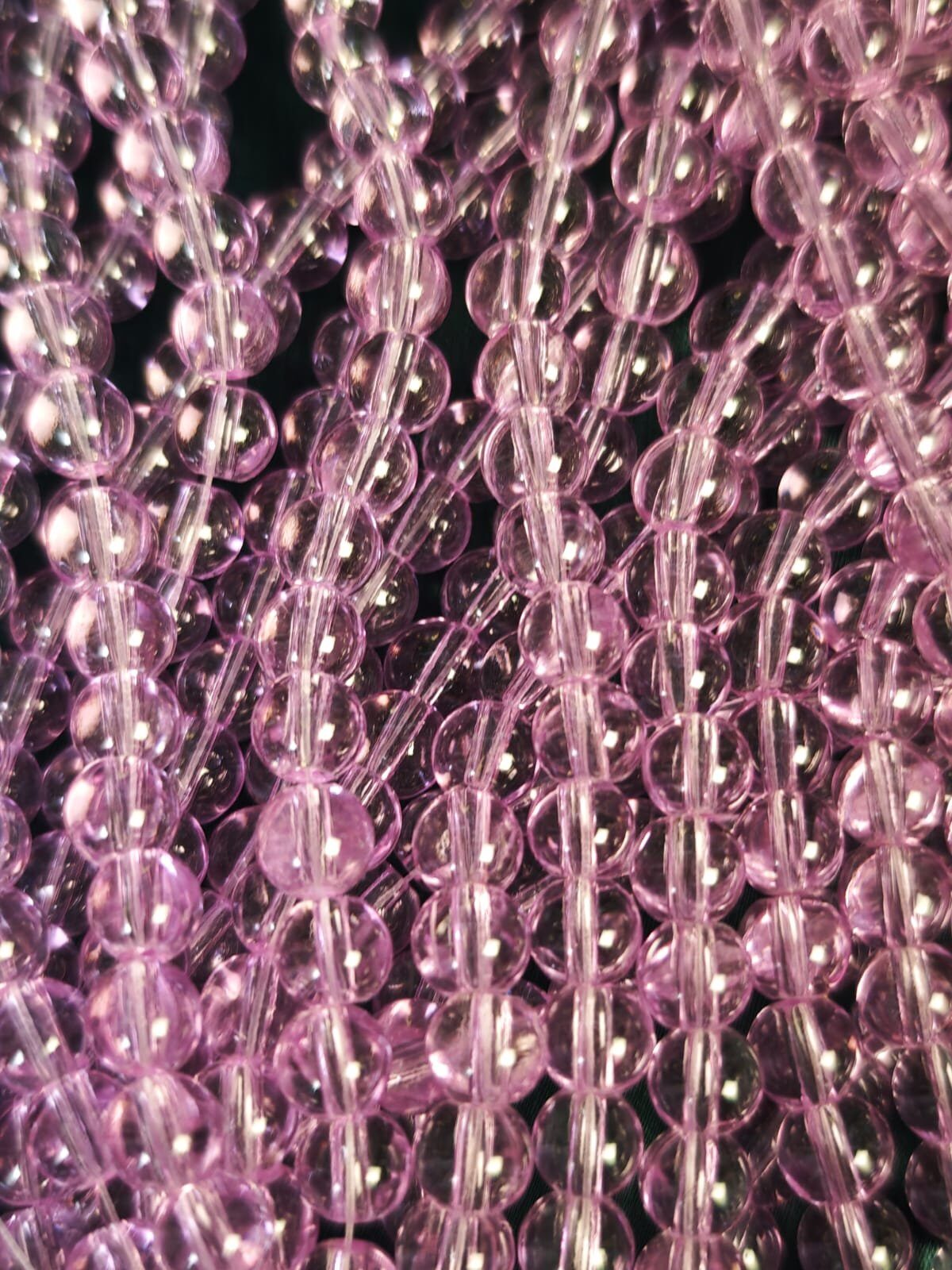 Light Purple Holographic Beads