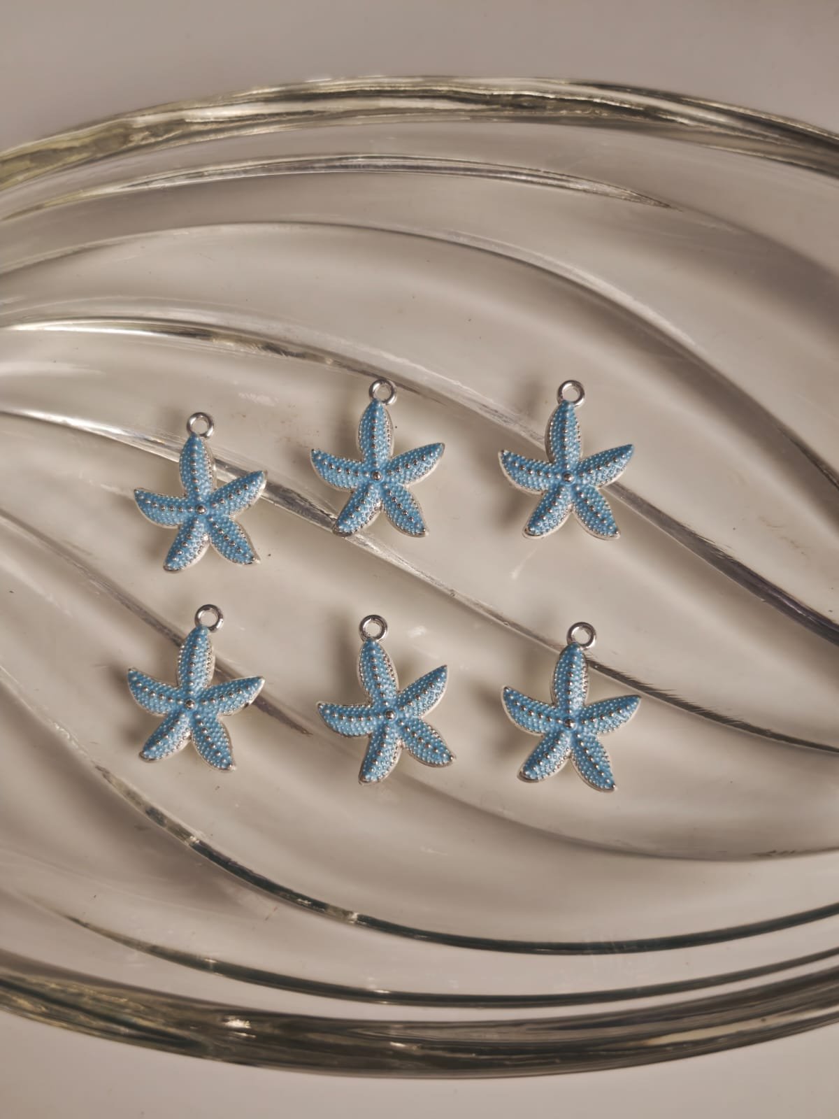 Silver Base Star Charms