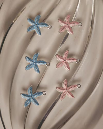 Silver Base Star Charms
