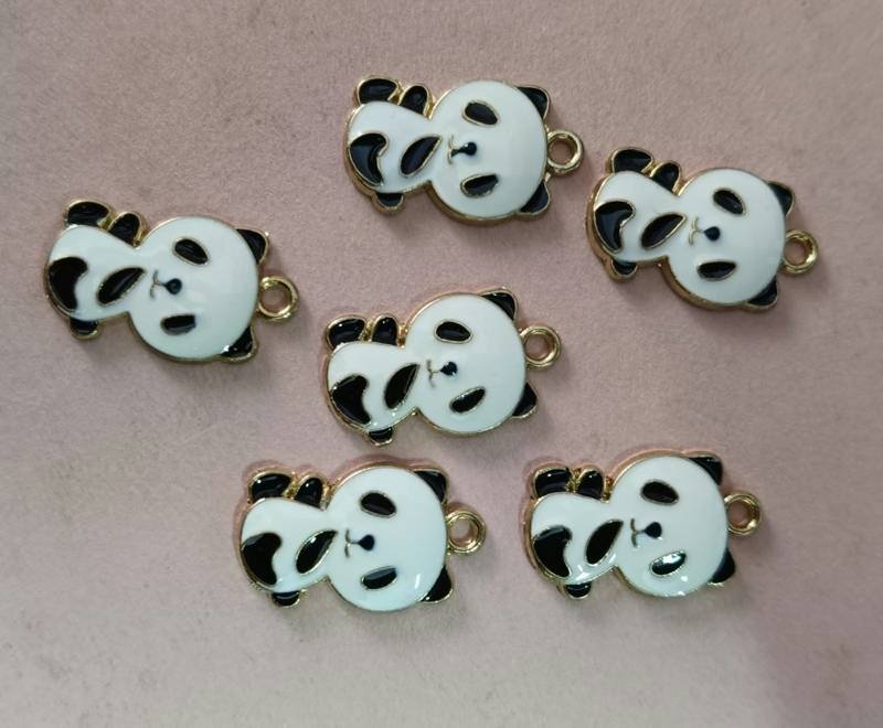 Cute Panda Face Charm