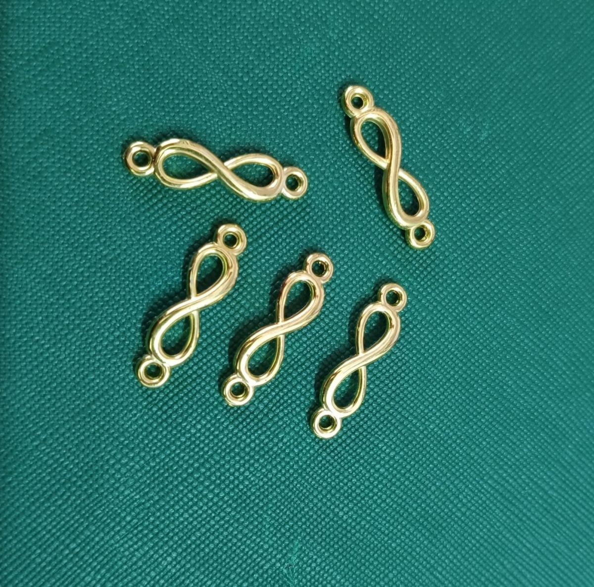 Gold Infinity Connector Charm
