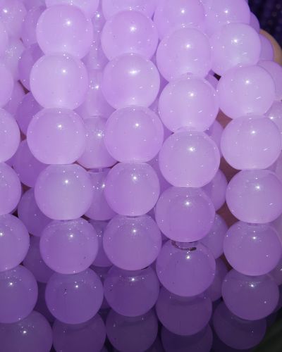 8 mm Plain Lavender Beads