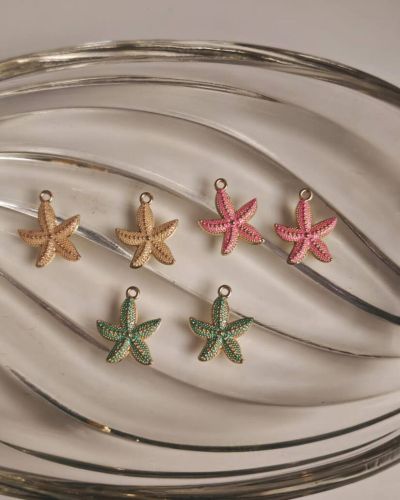 Starfish Charms Mixed Colors