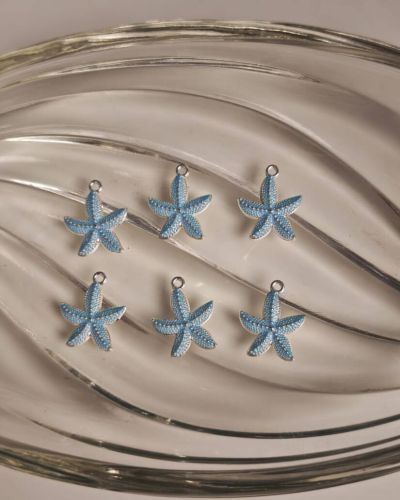 Blue Starfish Charms