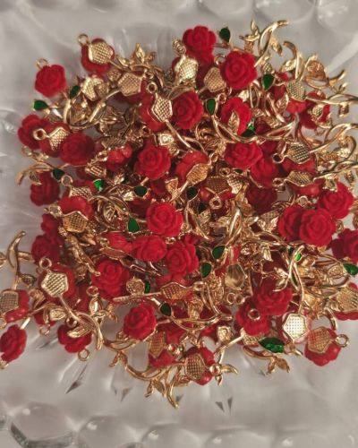 Red Rose Charms